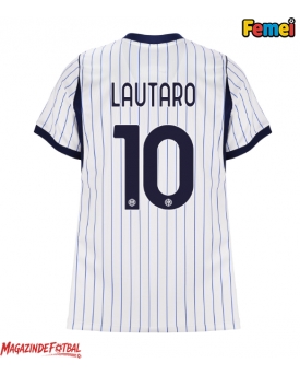 Inter Milan Lautaro Martinez #10 Tricou Fotbal Replică 2026-27 Femei Deplasare Inter Milan Lautaro Martinez #10 Tricou Fotbal Replică 2026-27 Femei Deplasare